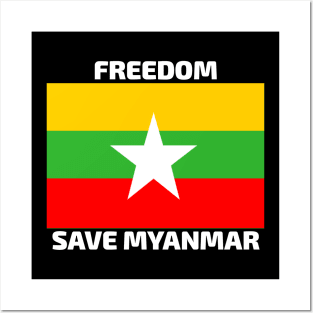 Save Myanmar Posters and Art
